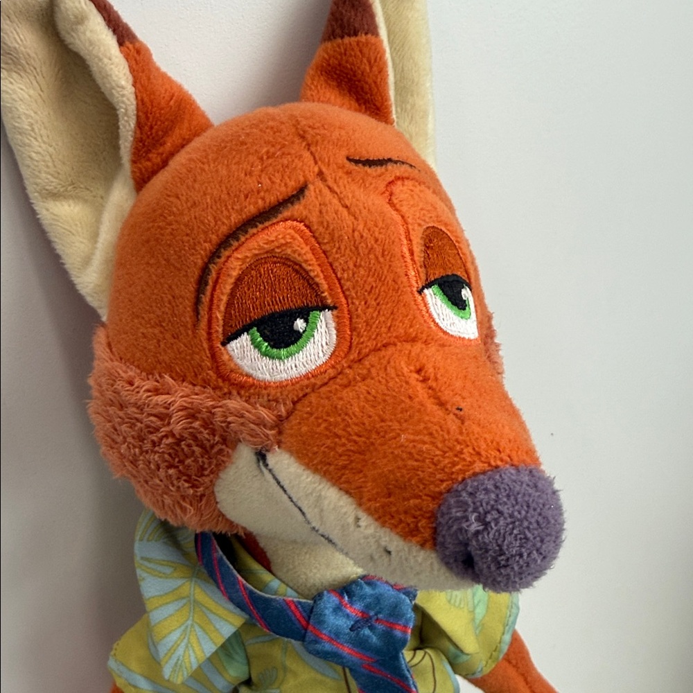 Disney Zootopia Nick Wilde Plush Orange Fox - Picture 2 of 4